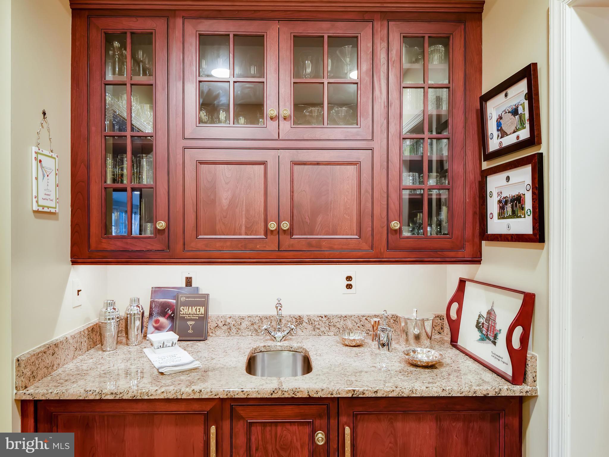 4 Bellemore Road Baltimore, MD 21210 - Photo 20 of 54 Wet bar with wine and beverage fridges