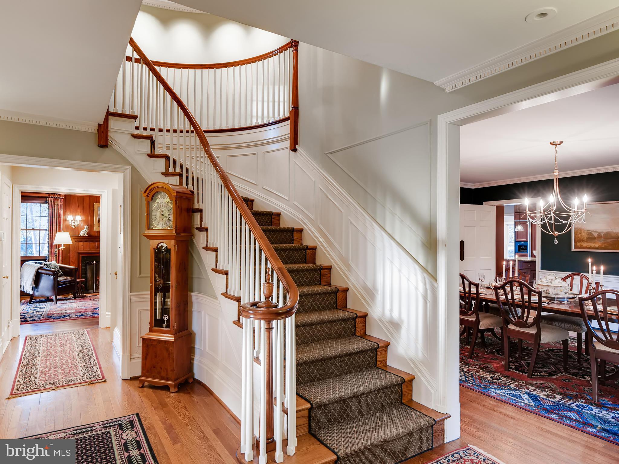 4 Bellemore Road Baltimore, MD 21210 - Photo 22 of 54 Unique curved staircase to the second floor