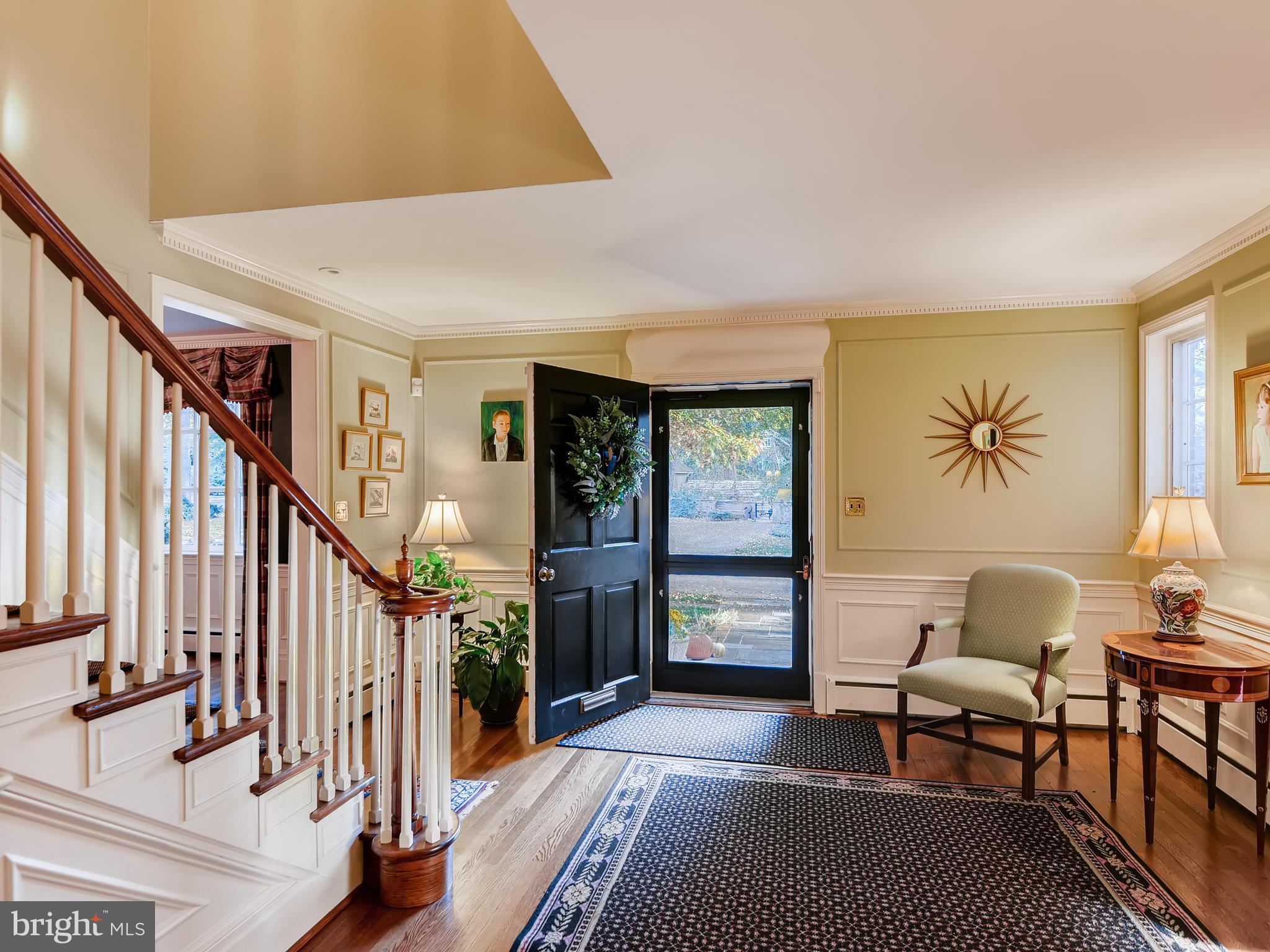 Large gracious foyer