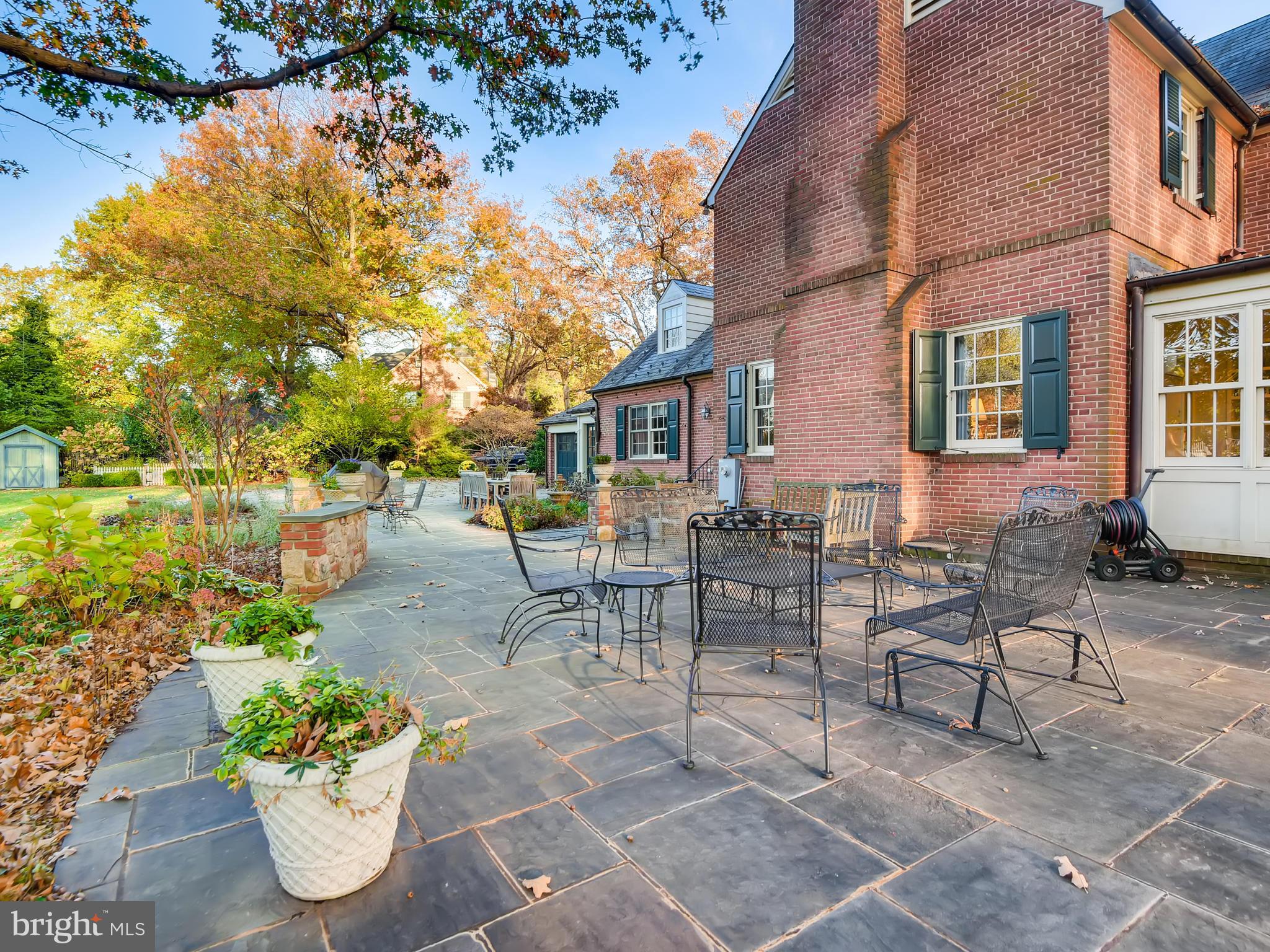 4 Bellemore Road Baltimore, MD 21210 - Photo 48 of 54 Stone patios with stone and brick sitting walls