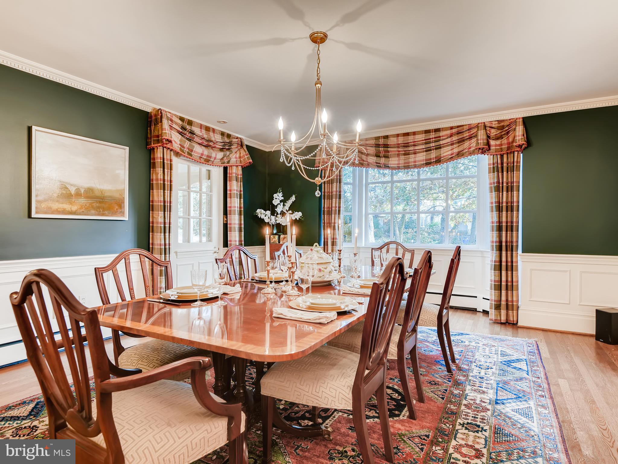 4 Bellemore Road Baltimore, MD 21210 - Photo 9 of 54 Formal dining room with paneled walls