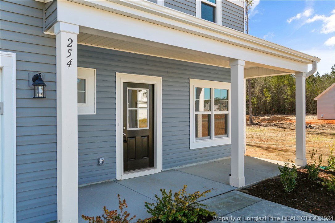 254 Collier Street Linden, NC 28356 - Photo 4 of 34 a view of a door of the house