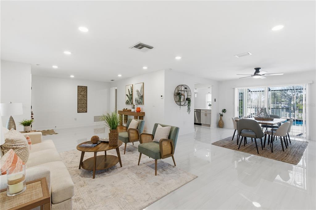 4346 Marine Parkway New Port Richey, FL 34652 - Photo 21 of 51 a living room with furniture and a large window