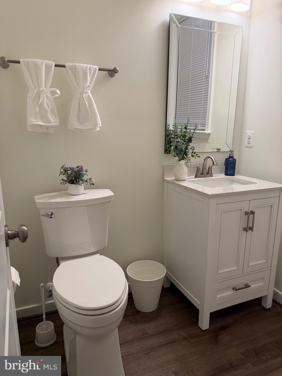 229 Bibb Street Louisa, VA 23093 - Photo 20 of 72 a bathroom with a toilet a sink and a mirror