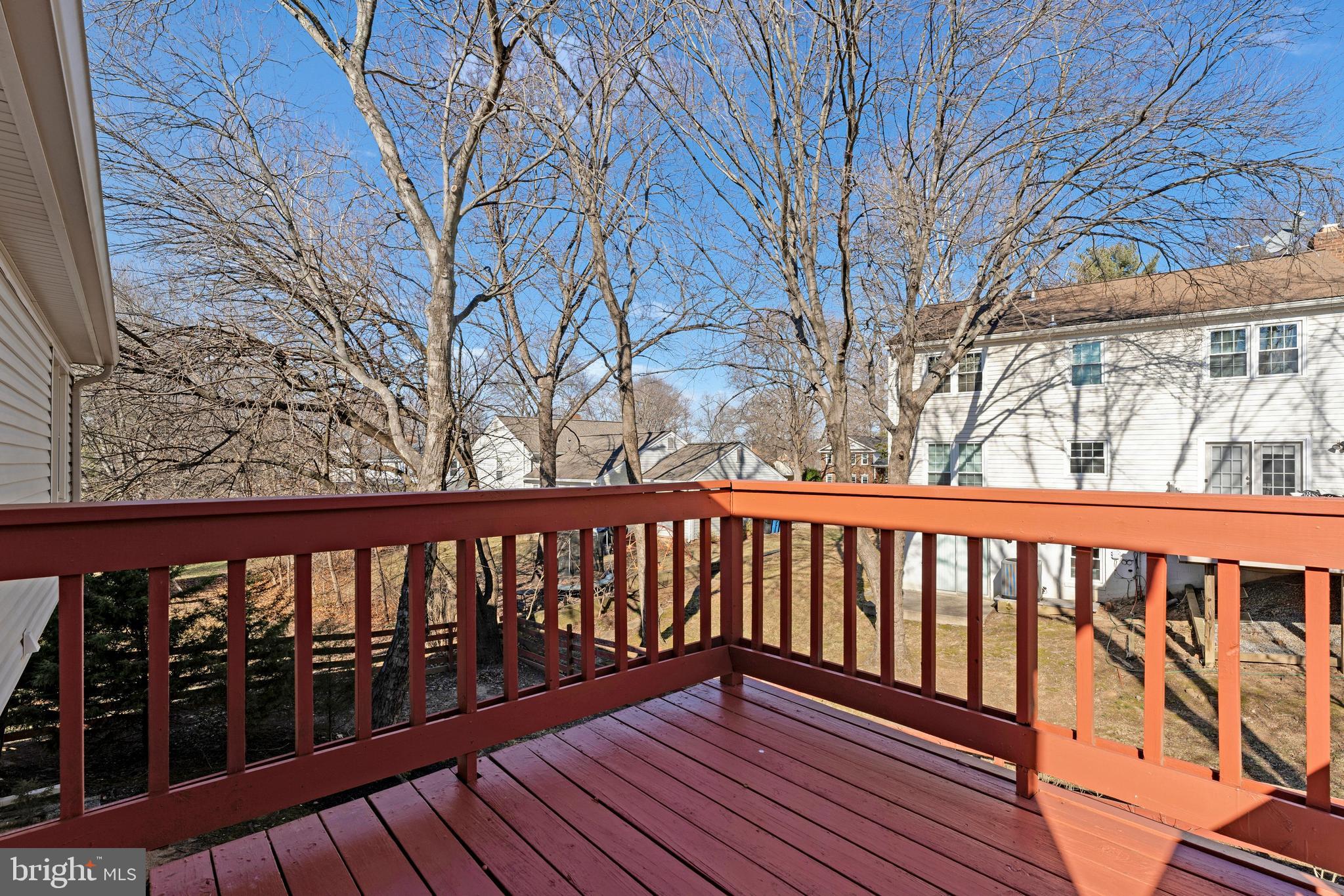 12016 Trossack Road Herndon, VA 20170 - Photo 14 of 29 Deck Overlooking Rear Yard