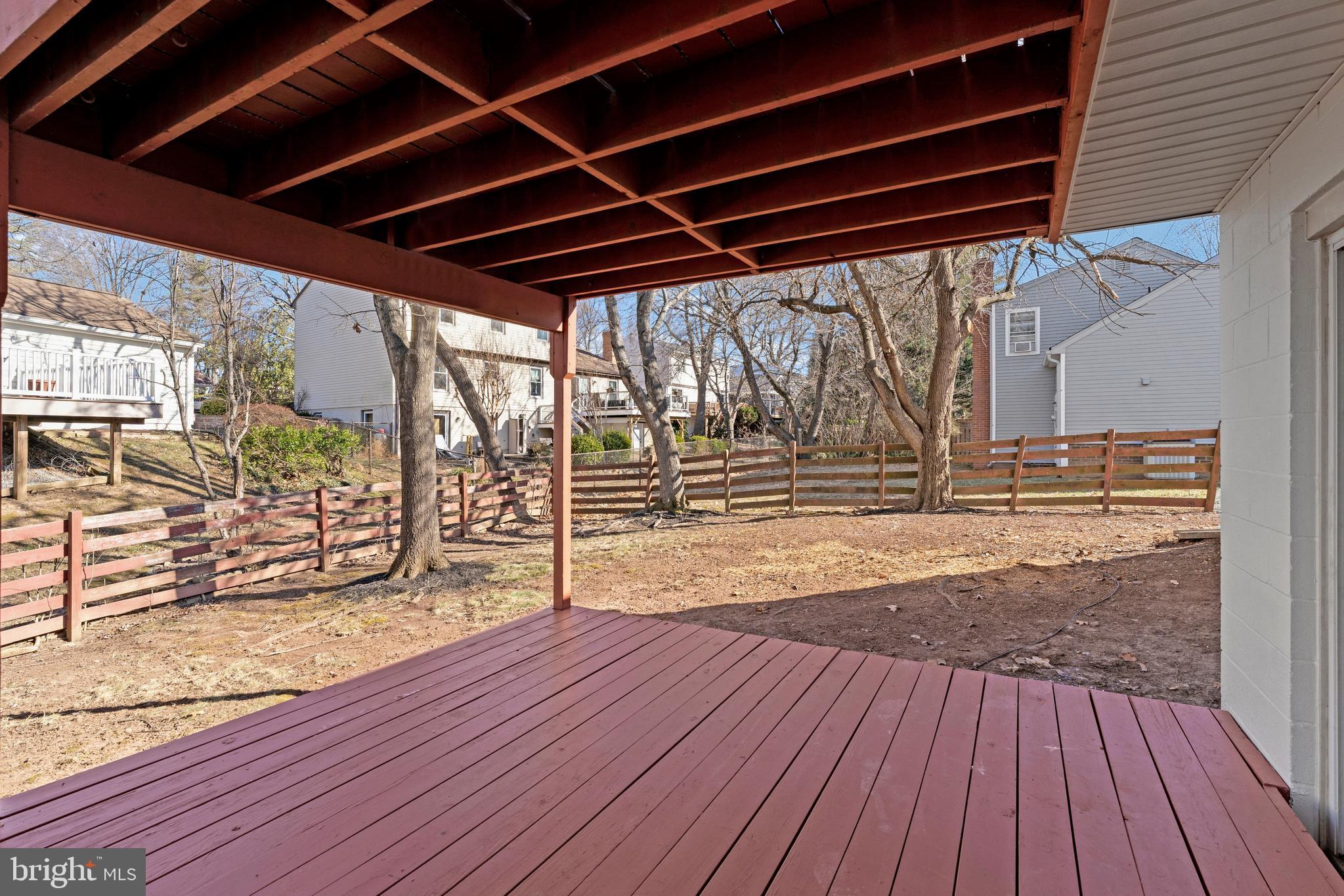 12016 Trossack Road Herndon, VA 20170 - Photo 22 of 29 Lower Level Deck