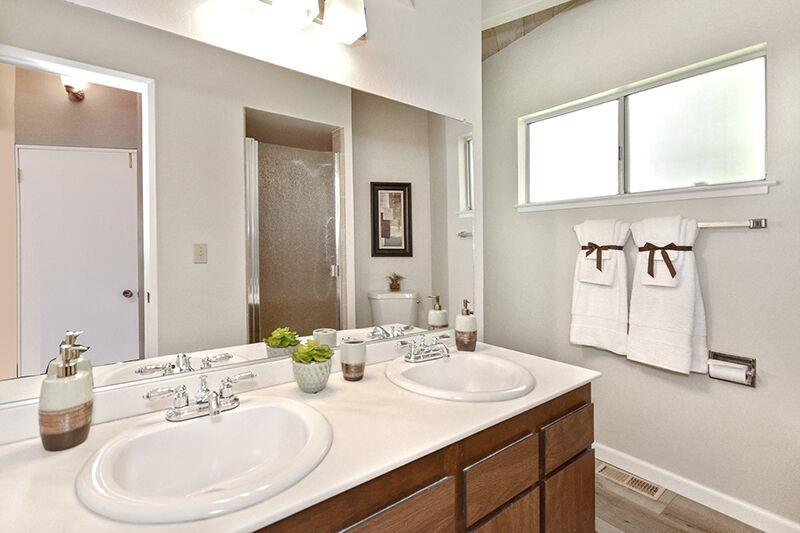1728 Cheryl Way Aptos, CA 95003 - Photo 13 of 25 a bathroom with a sink and a mirror