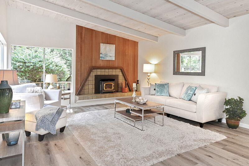 1728 Cheryl Way Aptos, CA 95003 - Photo 5 of 25 a living room with furniture and a fireplace