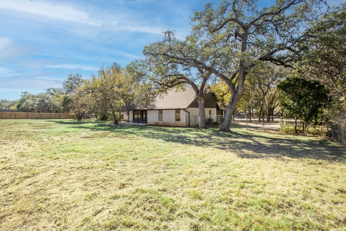 520 Hunter Ridge Road San Marcos, TX 78666 - Photo 24 of 27 a house view with a outdoor space