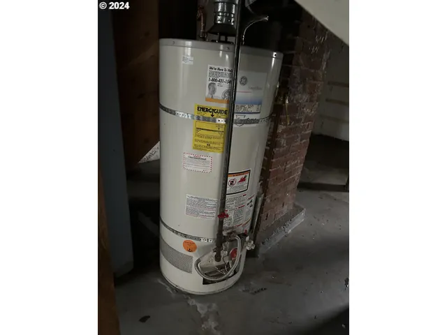 a view of water heater room