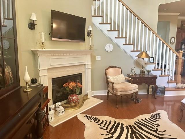104 Willow Overlook Canton, GA 30115 - Photo 7 of 27 a living room with furniture and a fireplace
