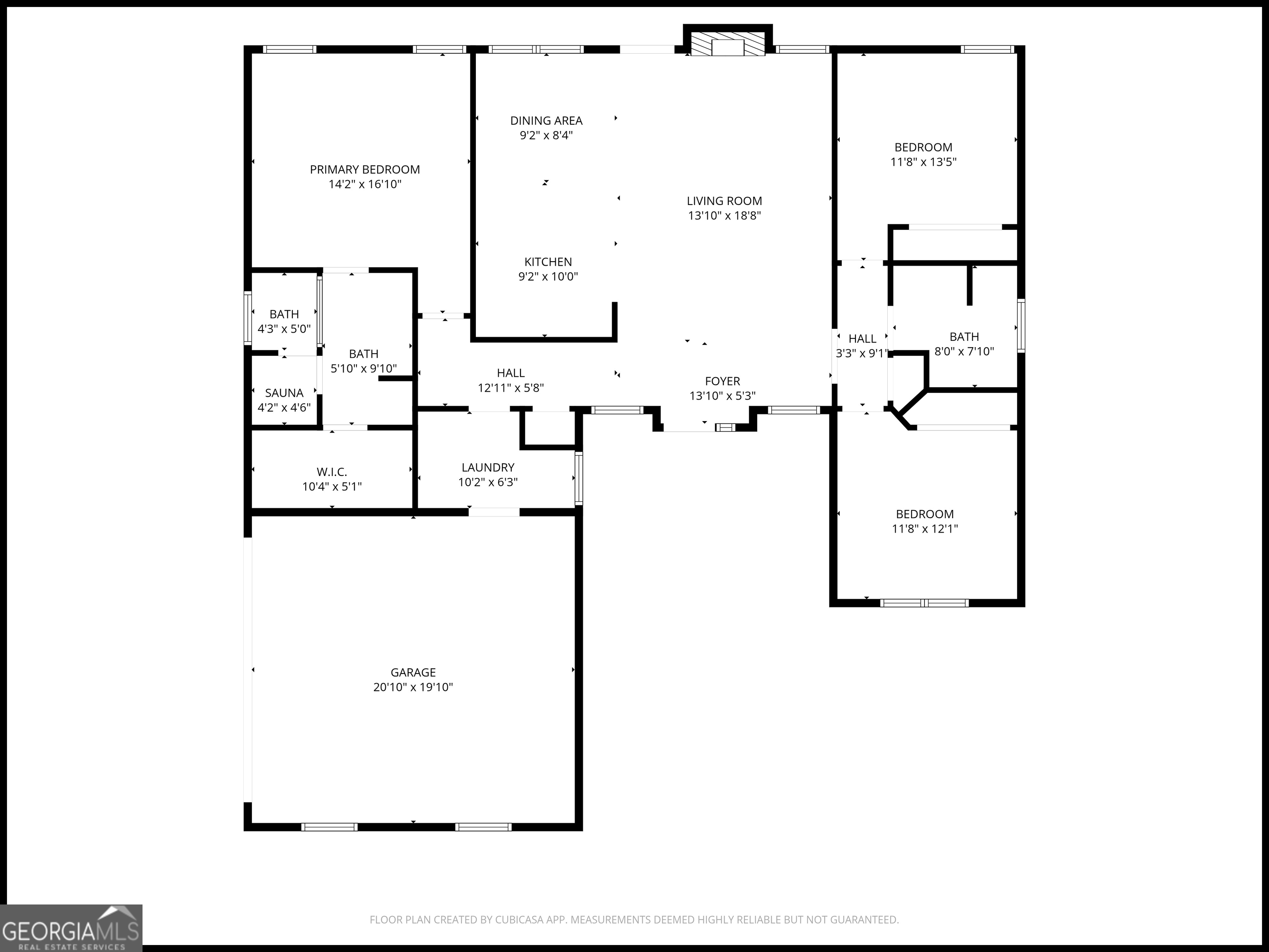 119 Cedar Ridge Drive LaGrange, GA 30241 - Photo 33 of 34 a picture of floor plan