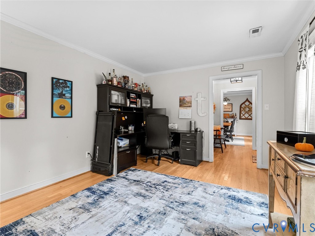 419 Walton Park Road Midlothian, VA 23114 - Photo 30 of 47 a room with bed and wooden floor