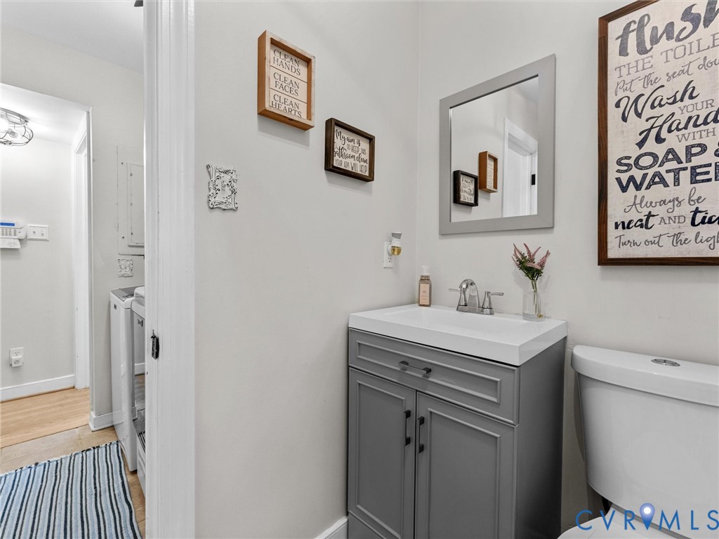 419 Walton Park Road Midlothian, VA 23114 - Photo 36 of 47 a bathroom with a sink and a toilet