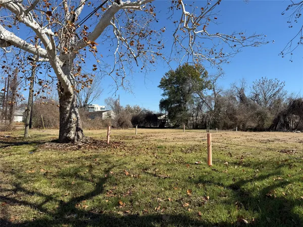 a big yard with lots of green space