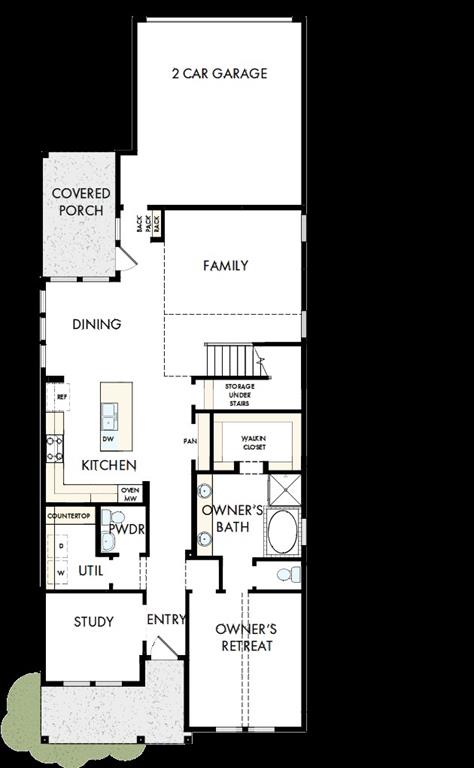 1908 Mitchell Drive Van Alstyne, TX 75495 - Photo 2 of 3 View of floor plan / room layout