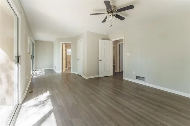 wooden floor in an empty room