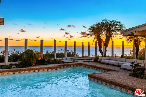 a view of an ocean and beach