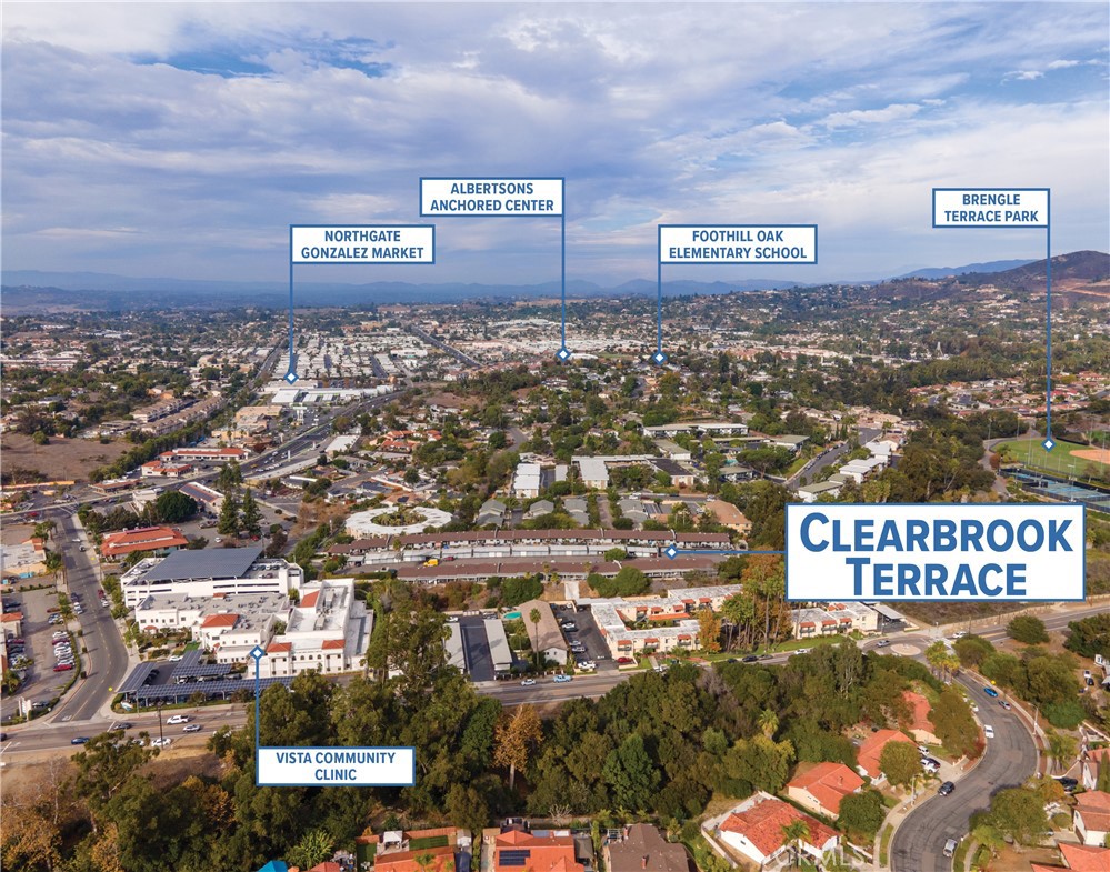 1010 Clearbrook Lane Vista, CA 92084 - Photo 22 of 23 an aerial view of residential house with parking