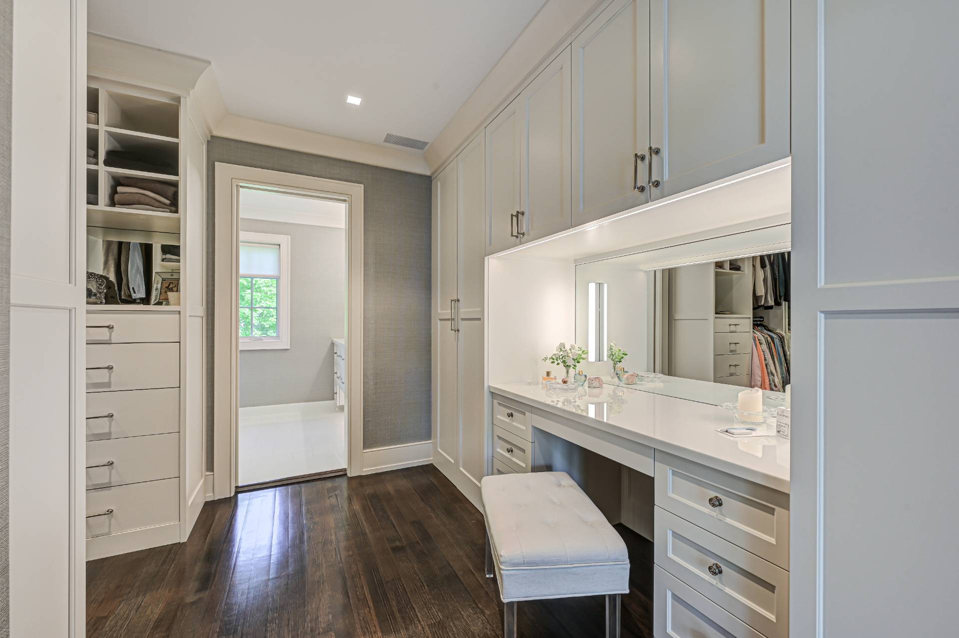 Undisclosed Address Remsenburg, NY 11960 - Photo 25 of 50 a living room with kitchen island granite countertop furniture and wooden floor