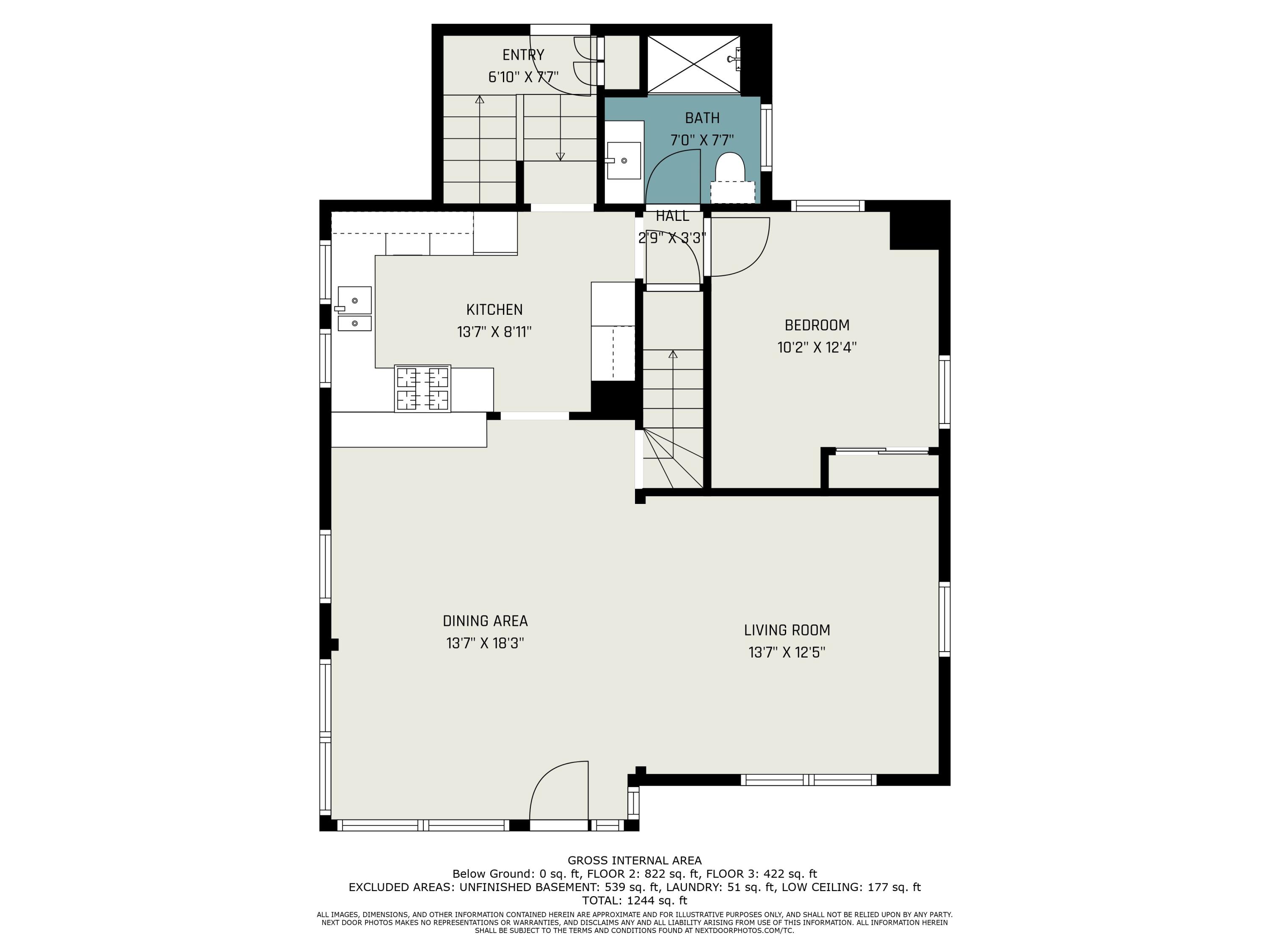 114 North Douglas Avenue Three Rivers, MI 49093 - Photo 21 of 23 douglas 114 main floor plan
