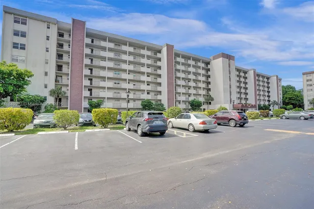 a car parked in front of a building