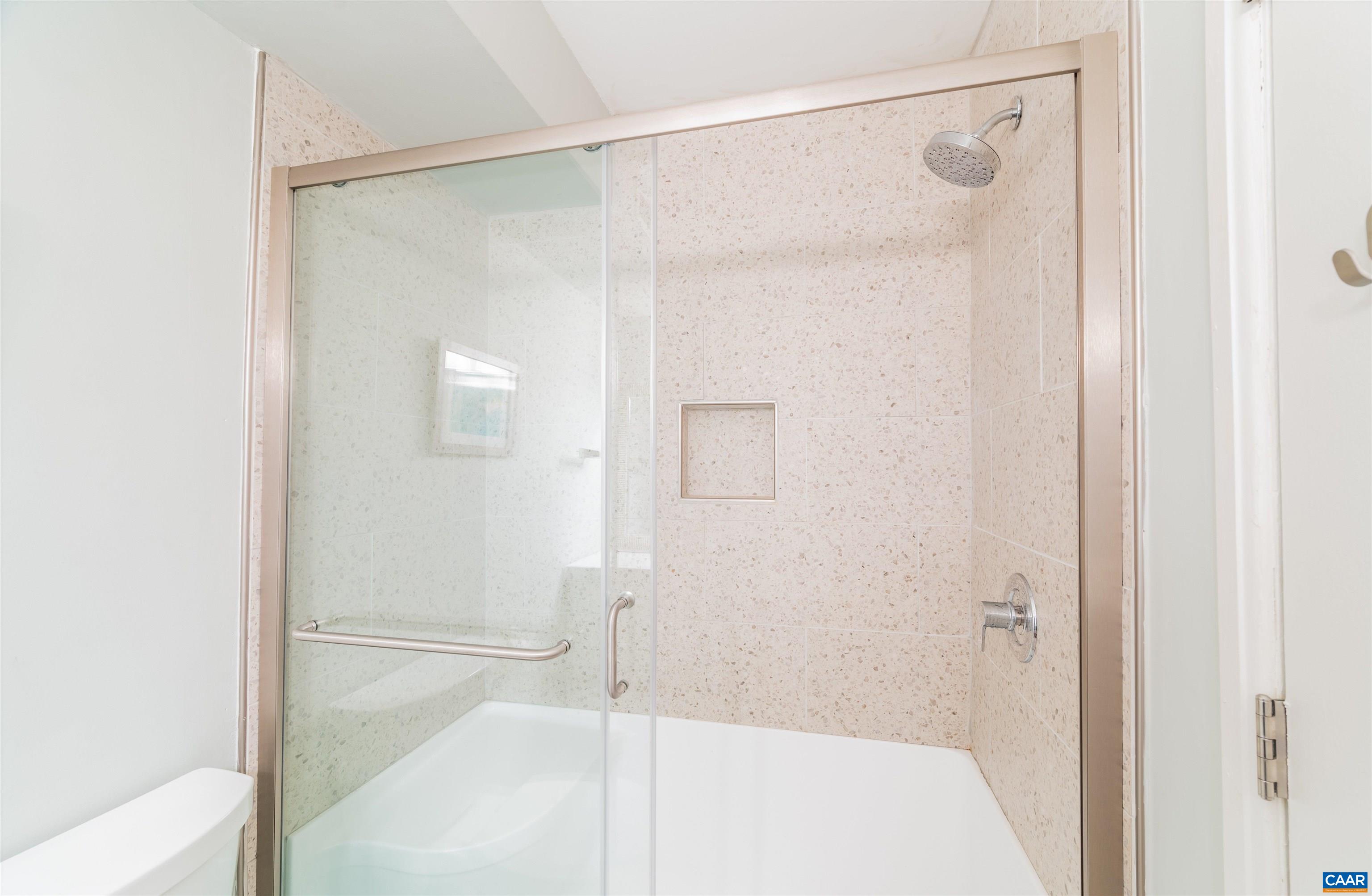 134 Turtle Creek Road, Unit 4 Charlottesville, VA 22901 - Photo 5 of 19 a bathroom with a shower and a bath tub