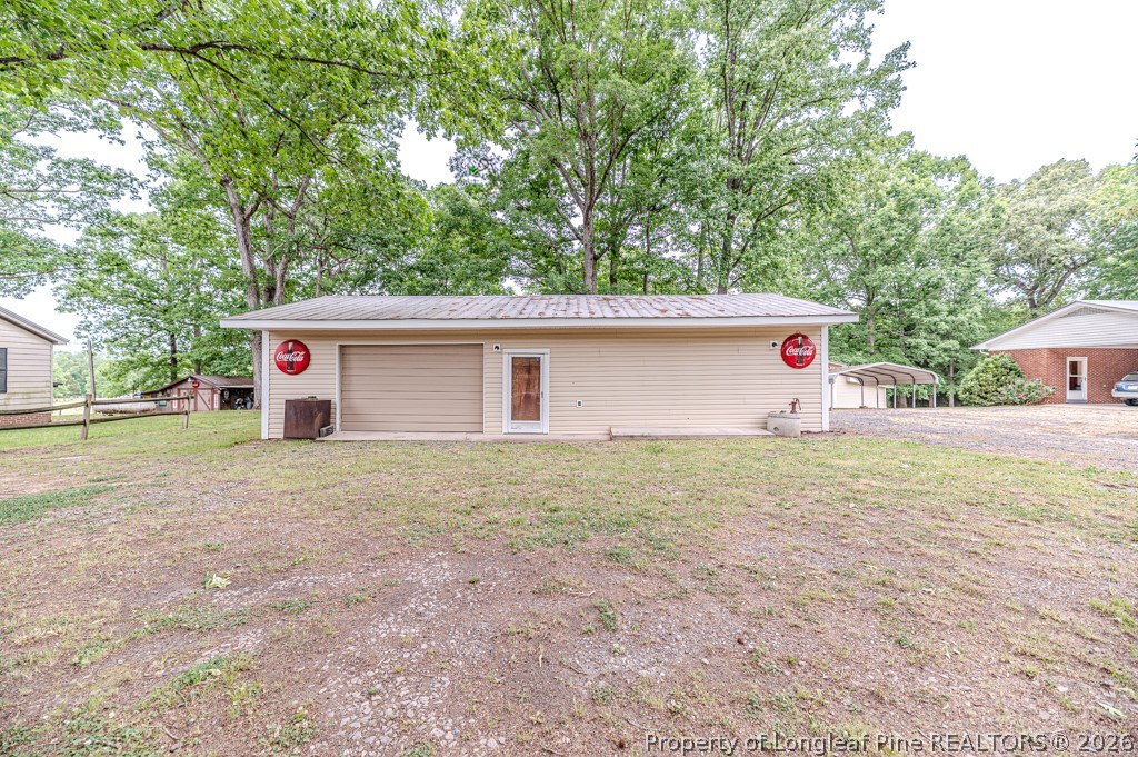 3384 Goldston Glendon Road Goldston, NC 27252 - Photo 40 of 47 a view of backyard of house and trees