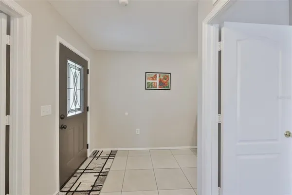 a view of an entryway door