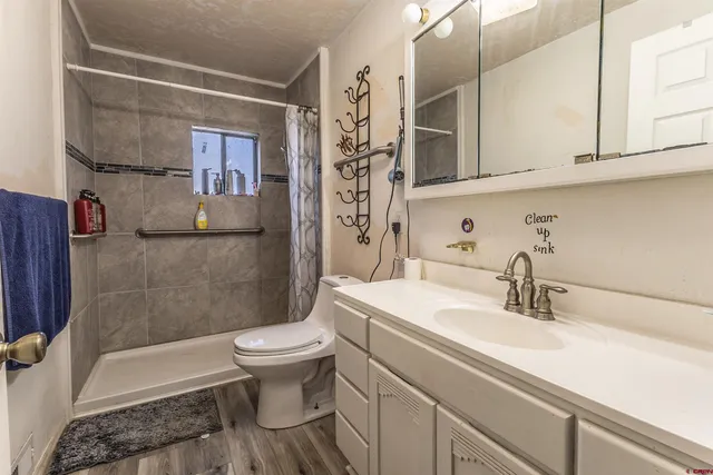 a room with a washer and dryer