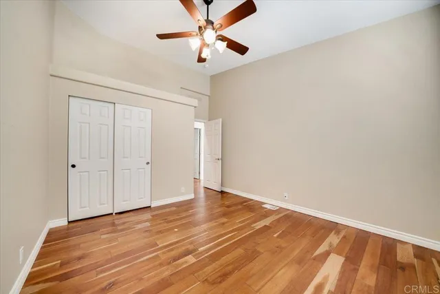 wooden floor in an empty room
