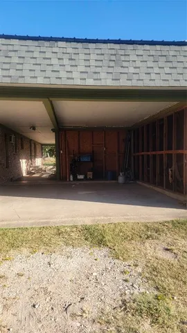 a view of a car garage