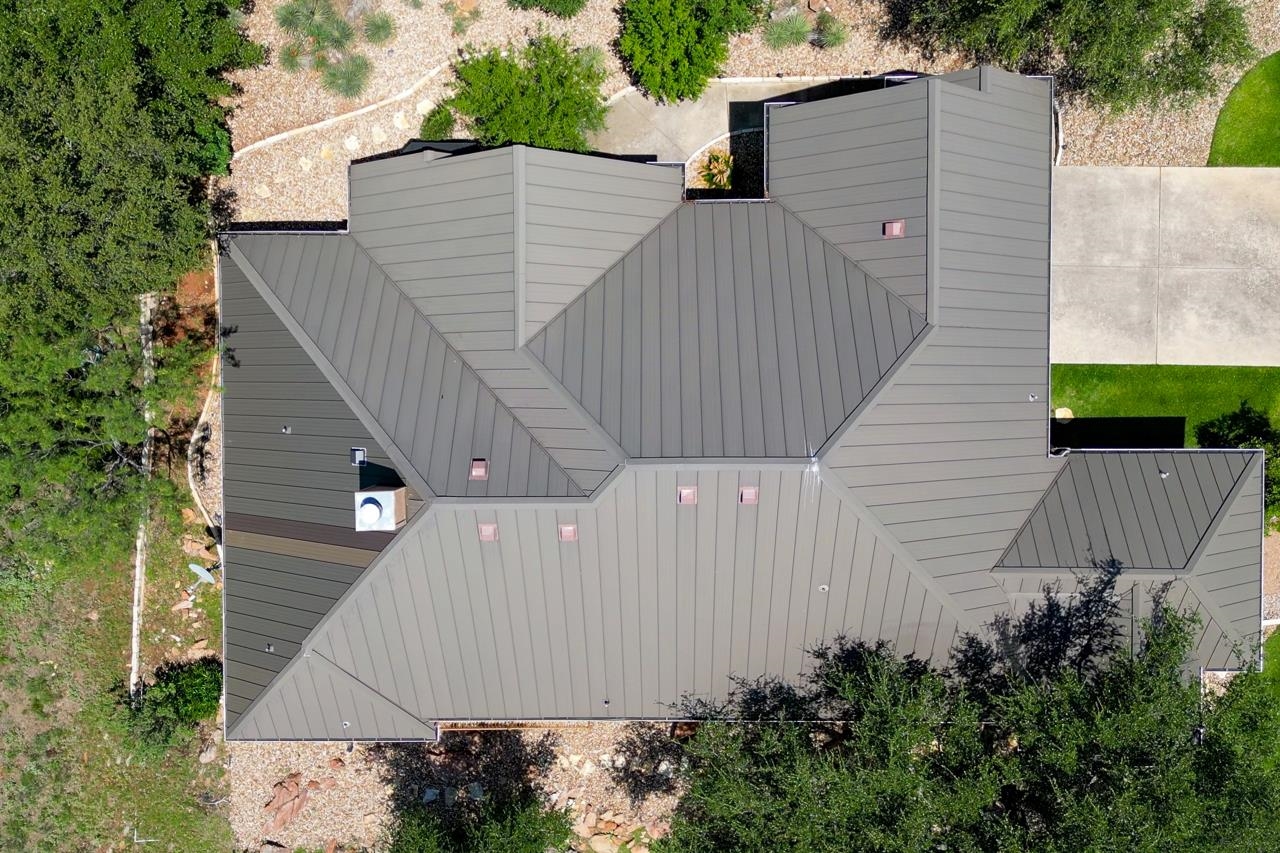 1612 Swear Injun Horseshoe Bay, TX 78657 - Photo 29 of 30 a aerial view of a house with a yard and plants