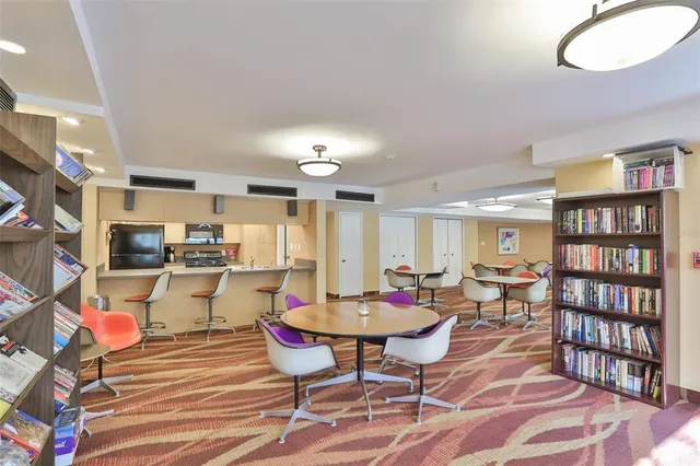 a view of a workspace with furniture