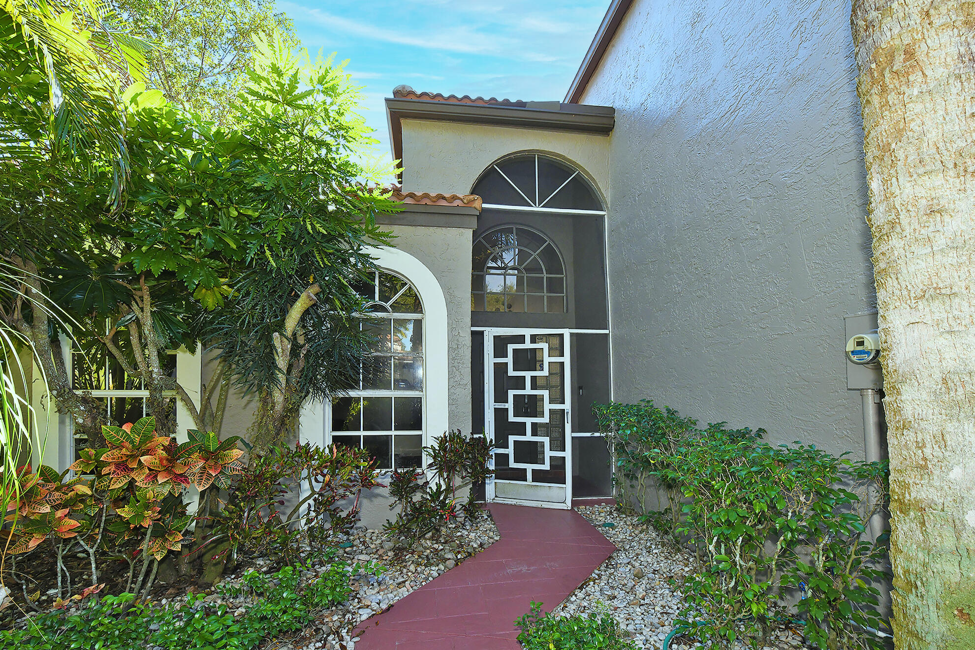 the entry