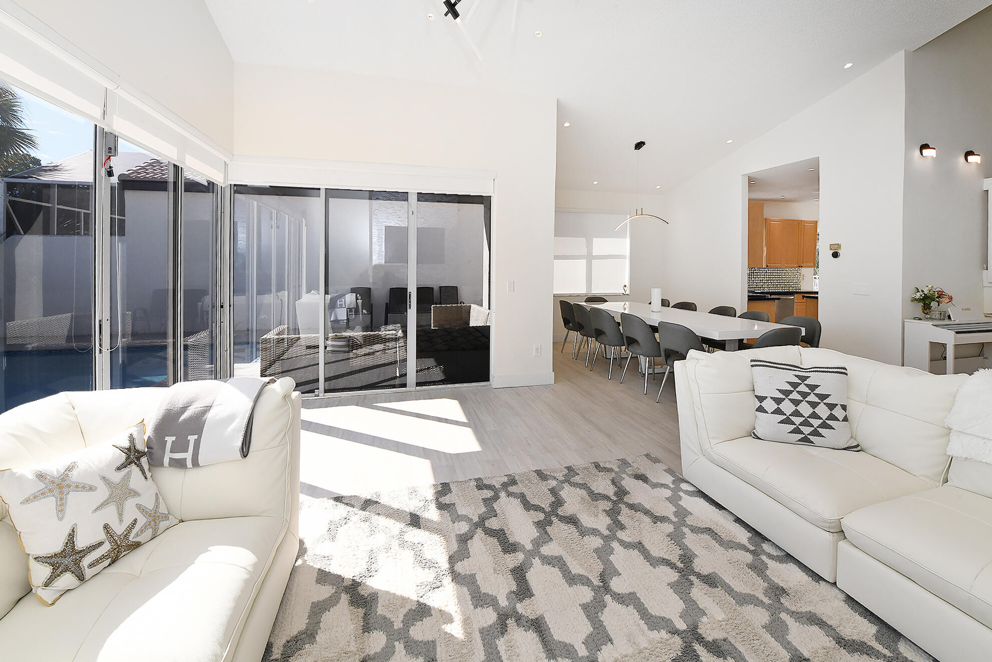 living and dining