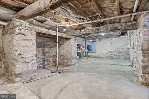 a view of storage and utility room