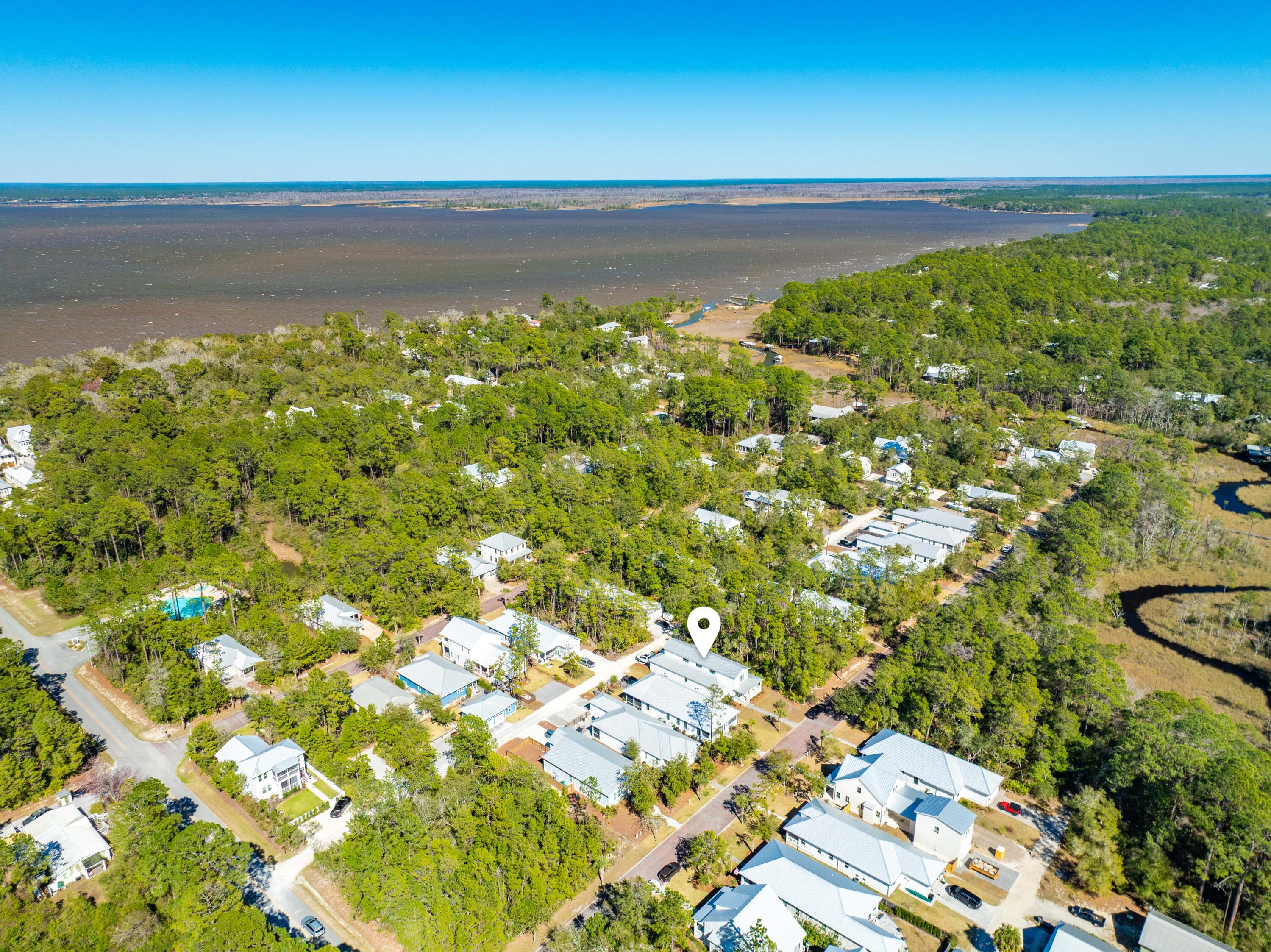 69 Devlieg Avenue Santa Rosa Beach, FL 32459 - Photo 65 of 76 69 Devlieg Aerial Marked-5