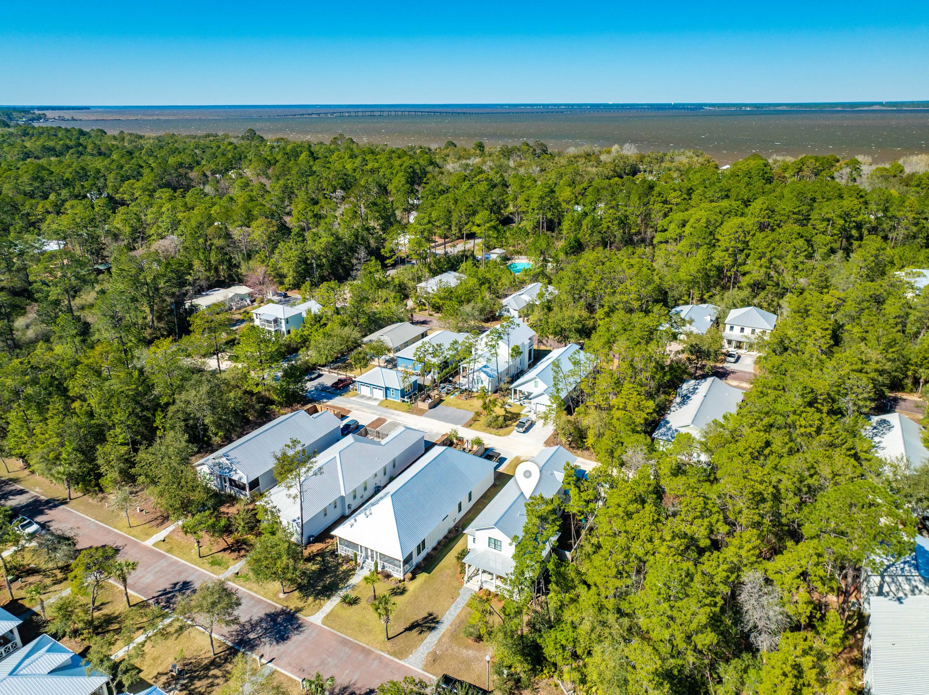 69 Devlieg Avenue Santa Rosa Beach, FL 32459 - Photo 66 of 76 69 Devlieg Aerial Marked-12