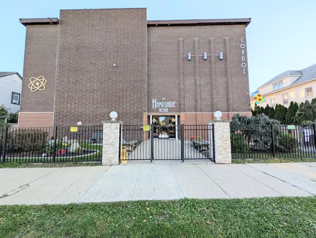 a view of a bench in patio of a house