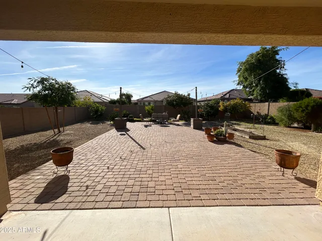 a view of the terrace space