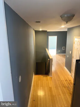 a bedroom with a bed