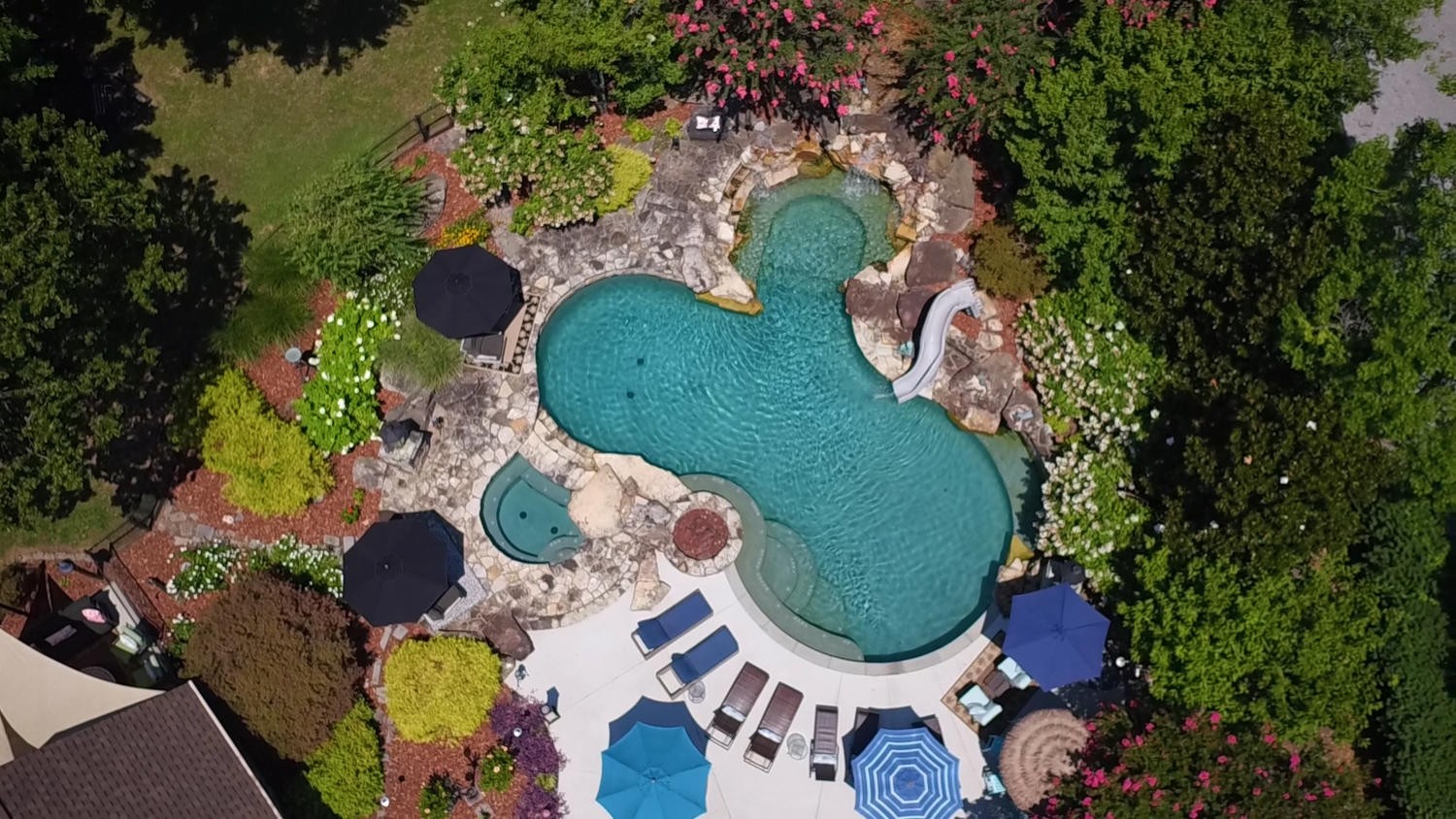 5922 Cane Ridge Road Antioch, TN 37013 - Photo 7 of 50 an aerial view of a swimming pool