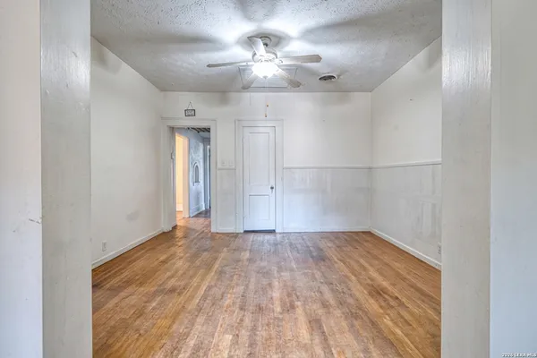 wooden floor in an empty room