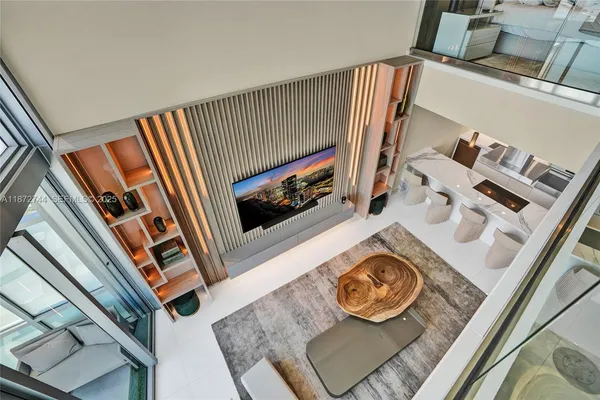 a room with furniture and a window