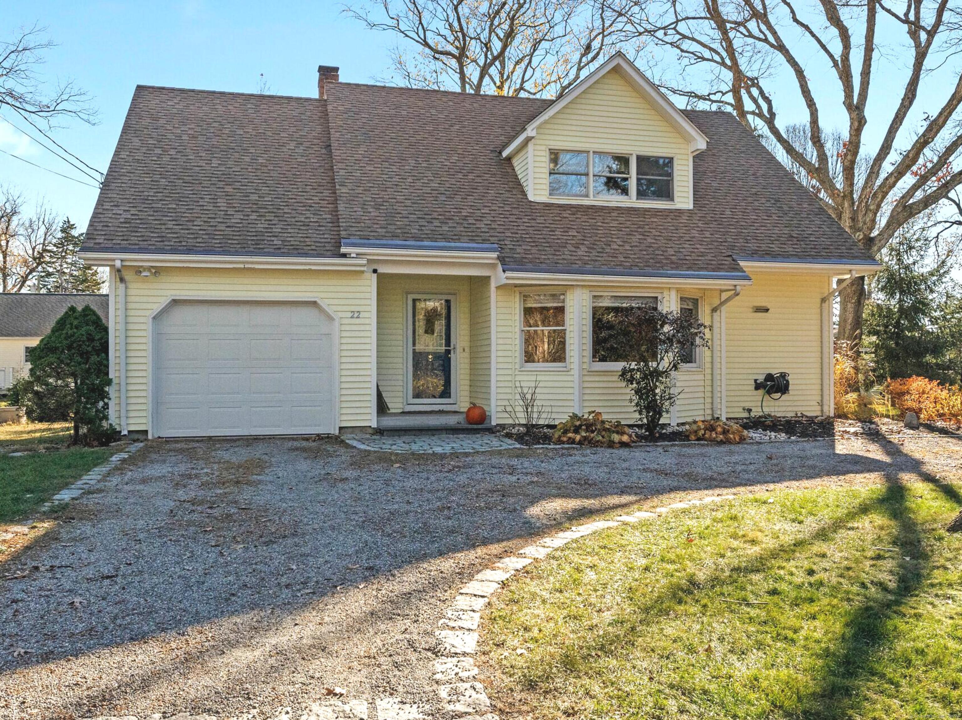 22 Caulkins Road Old Lyme, CT 06371 - Photo 1 of 1 Welcome to 22 Caulkins Road, walking distance to the preserve, river and village