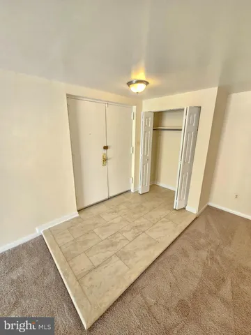 an empty room with a natural light