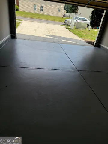 a bathroom with a tub and a sink