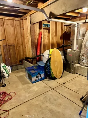 a room with gym equipment