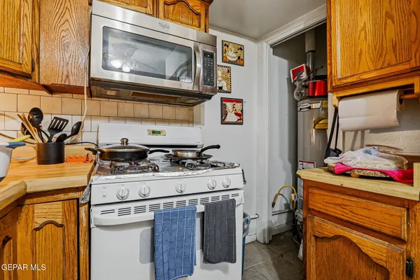 a room with storage and utility